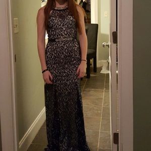 Navy blue formal dress